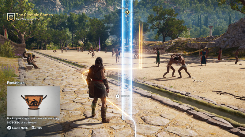 Illustration for article titled Assassin's Creed Odyssey's Discovery Tour Mode Lets You Ride Around On A Unicorn And Take Quizzes